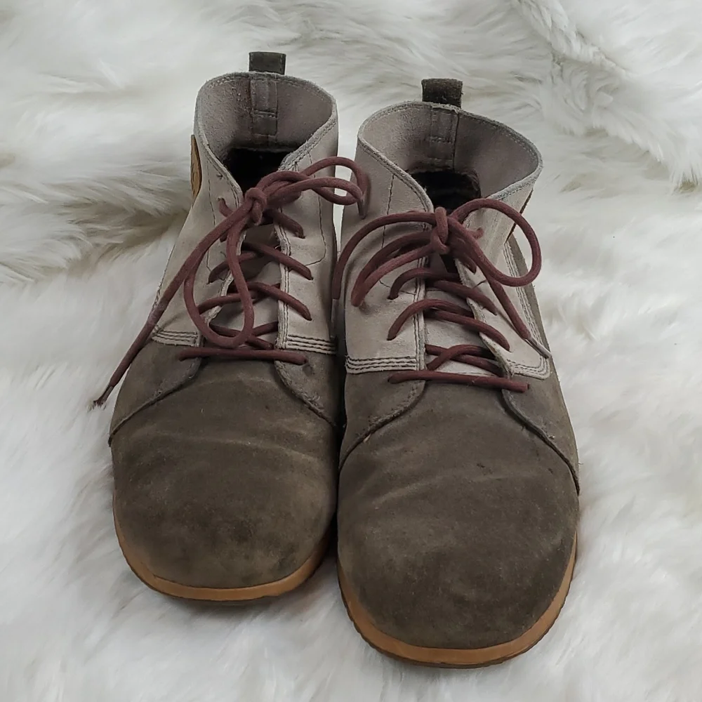 Sorel suede Greely Chukka winter shoes lace up men size 12